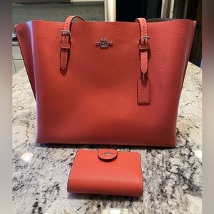 Coach Purse & Wallet Set